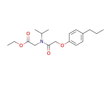 ethyl N-isopropyl-N-(2-(4-propylphenoxy)acetyl)glycinate