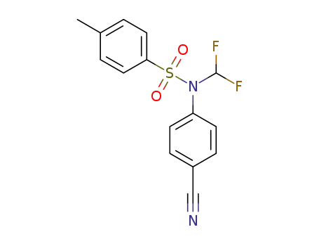 N-(4-cyanophenyl)-N-(difluoromethyl)-4-methylbenzenesulfonamide