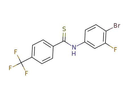 N-(4-bromo-3-fluorophenyl)-4-(trifluoromethyl)-benzothioamide