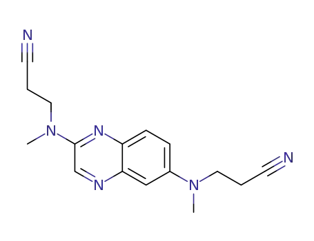 3,3'-(quinoxaline-2,6-diylbis(methylazanediyl))dipropanenitrile