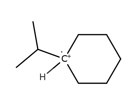 Molecular Structure of 696-29-7 ((1-Methylethyl)cyclohexane)