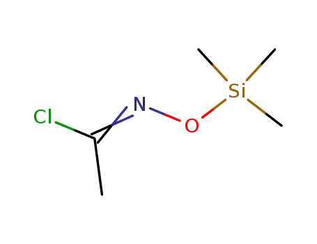 Molecular Structure of 86260-81-3 (Ethanimidoyl chloride, N-[(trimethylsilyl)oxy]-)