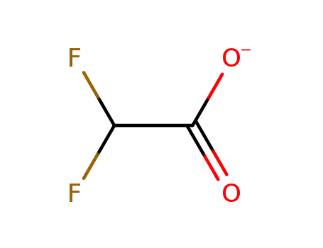 Molecular Structure of 83193-04-8 (difluoroacetate)