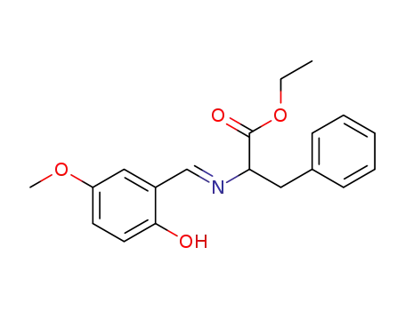 ethyl (E)-2-((2-hydroxy-5-methoxybenzylidene)amino)-3-phenylpropanoate