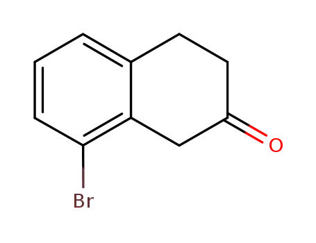 Molecular Structure of 117294-21-0 (8-Bromo-2-tetralone)