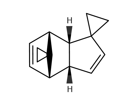 spiro<2.4>hepta-4,6-diene 2,6>deca-3,8-diene)-10-spirocyclopropane>