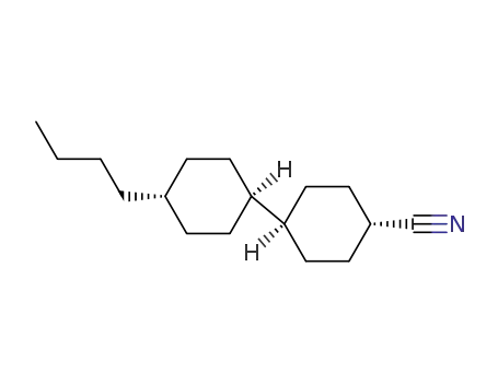 Molecular Structure of 70784-10-0 ([trans(trans)]-4'-butyl[1,1'-bicyclohexyl]-4-carbonitrile)