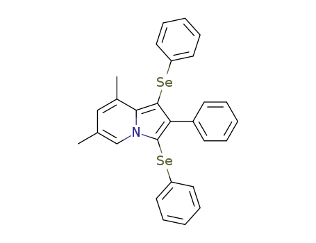 6,8-dimethyl-2-phenyl-1,3-bis(phenylselanyl)indolizine