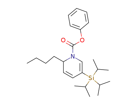 2-Butyl-5-triisopropylsilanyl-2H-pyridine-1-carboxylic acid phenyl ester