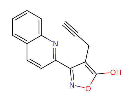 4-(prop-2-yn-1-yl)-3-(quinolin-2-yl)isoxazol-5-ol
