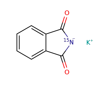 Molecular Structure of 53510-88-6 (PHTHALIMIDE-15N POTASSIUM SALT)