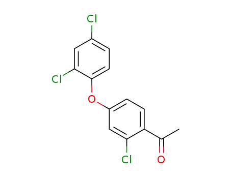1-(2-chloro-4-(2,4-dichlorophenoxy)phenyl)ethan-1-one
