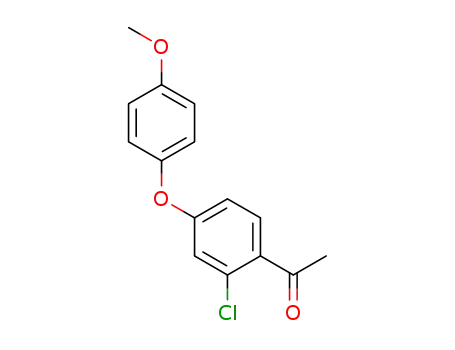 1-(2-chloro-4-(4-methoxyphenoxy)phenyl)ethan-1-one