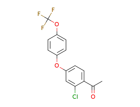 1-(2-chloro-4-(4-(trifluoromethoxy)phenoxy)phenyl)ethan-1-one