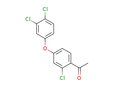 1-(2-chloro-4-(3,4-dichlorophenoxy)phenyl)ethan-1-one