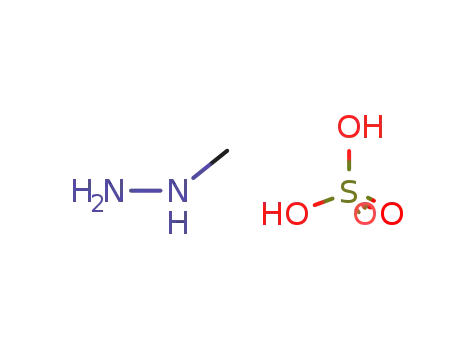 Molecular Structure of 302-15-8 (Methylhydrazine sulfate)