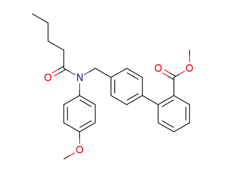 methyl 4′-((N-(4-methoxyphenyl)pentanamido)methyl)[1,1′-biphenyl]-2-carboxylate