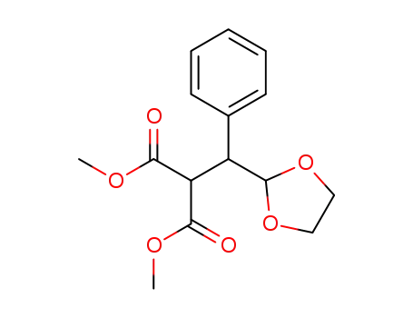 dimethyl 2-((1,3-dioxolan-2-yl)(phenyl)methyl)malonate