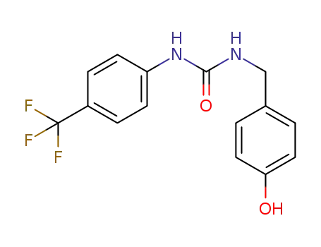 1-(4-hydroxybenzyl)-3-(4-(trifluoromethyl)phenyl)urea