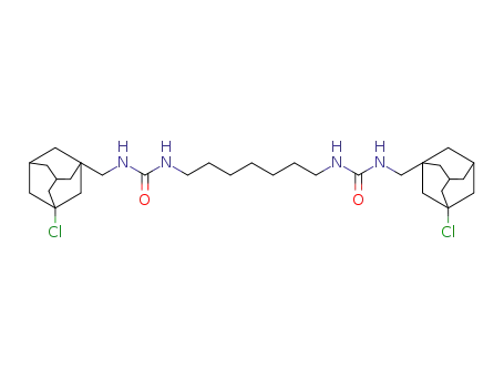 N,N′-(heptane-1,7-diyl)bis{N′-[(3-chloroadamantan-1-yl)methyl]urea}