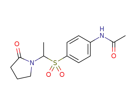 N-(4-((1-(2-oxopyrrolidin-1-yl)ethyl)sulfonyl)phenyl)acetamide