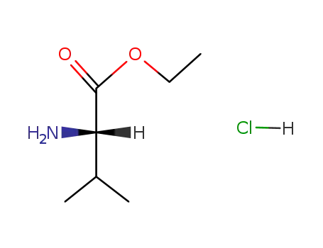 Molecular Structure of 17609-47-1 (Ethyl L-valinate hydrochloride)