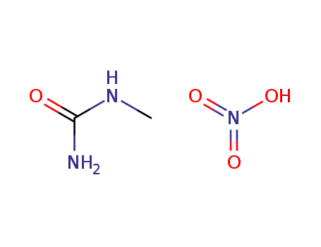 Molecular Structure of 598-11-8 (Urea, methyl-, mononitrate)