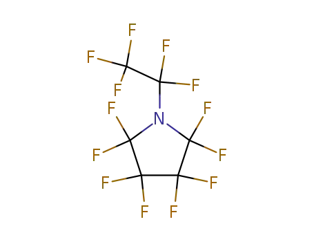 Molecular Structure of 78159-15-6 (2,2,3,3,4,4,5,5-octafluoro-1-(pentafluoroethyl)pyrrolidine)
