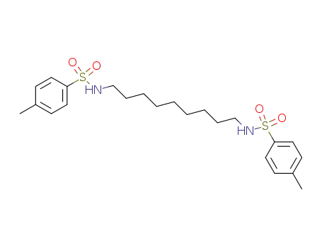 Molecular Structure of 83492-50-6 (Benzenesulfonamide, N,N'-1,9-nonanediylbis[4-methyl-)