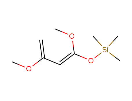 Molecular Structure of 90857-62-8 (Silane, [(1,3-dimethoxy-1,3-butadienyl)oxy]trimethyl-, (E)-)