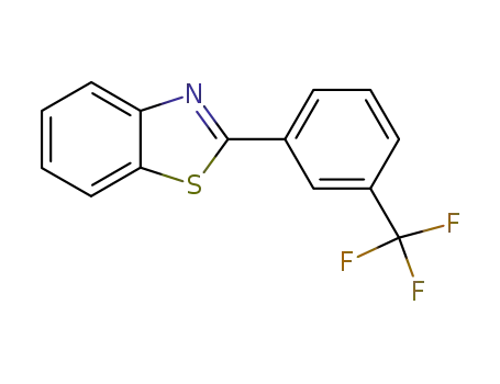 Molecular Structure of 133389-19-2 (2-(3-Trifluoromethyl-phenyl)-benzothiazole)