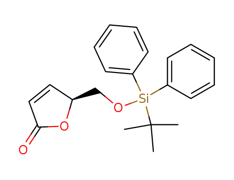 Molecular Structure of 99315-76-1 (2(5H)-FURANONE, 5-[[[(1,1-DIMETHYLETHYL)DIPHENYLSILYL]OXY]METHYL]-, (5S)- (9CI))