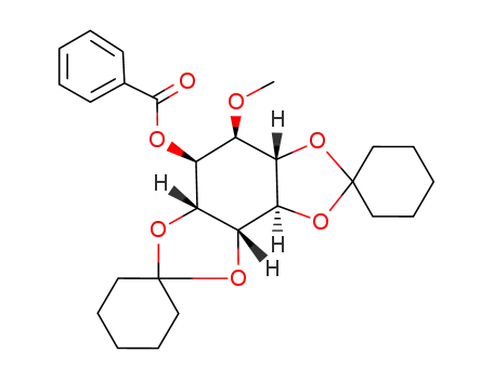 1L-1-O-benzoyl-3,4:5,6-di-O-cyclohexylidene-2-O-methyl-chiro-inositol