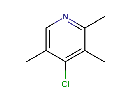 Molecular Structure of 109371-18-8 (4-Chloro-2,3,5-trimethylpyridine)
