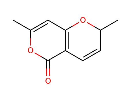 Molecular Structure of 92405-72-6 (2,7-DIMETHYL-2H-PYRANO[4,3-B]PYRAN-5-ONE)