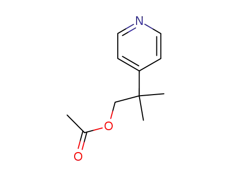 Acetic acid 2-methyl-2-pyridin-4-yl-propyl ester