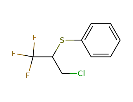 1-(trifluoromethyl)-2-chloroethyl phenyl sulfide