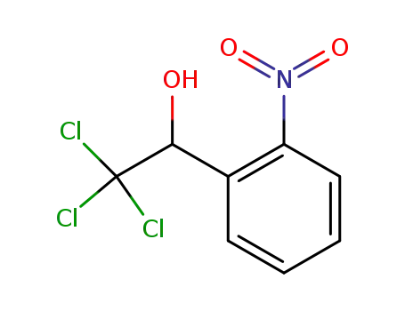 Molecular Structure of 62798-94-1 (Benzenemethanol, 2-nitro-a-(trichloromethyl)-)