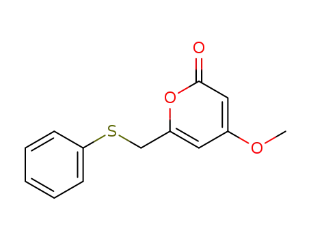 4-methoxy-6-(phenylthiomethyl)-2H-pyran-2-one