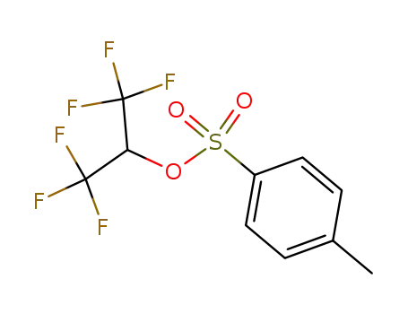 toluene-4-sulfonic acid 2,2,2-trifluoro-1-trifluoromethyl-ethyl ester