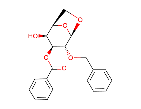 1,6-anhydro-3-O-benzoyl-2-O-benzyl-β-D-galactopyranose