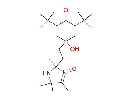 2,5-Cyclohexadien-1-one,  4-[2-(2,5-dihydro-2,4,5,5-tetramethyl-1H-imidazol-2-yl)ethyl]-2,6-bis(1,1  -dimethylethyl)-4-hydroxy-, N-oxide