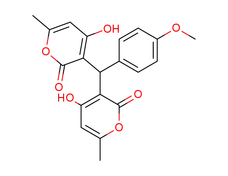 3,3’-(4-methoxyphenyl)methylenebis(4-hydroxy-6-methyl-2H-pyran-2-one)