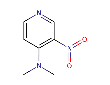 Molecular Structure of 5028-26-2 (4-(DIMETHYLAMINO)-3-NITROPYRIDINE)
