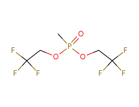 Molecular Structure of 757-95-9 (BIS(2 2 2-TRIFLUOROETHYL)METHYLPHOSPHON&)