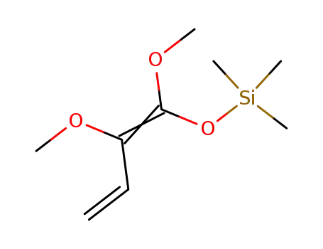 Molecular Structure of 159420-50-5 (Silane, [(1,2-dimethoxy-1,3-butadienyl)oxy]trimethyl-)
