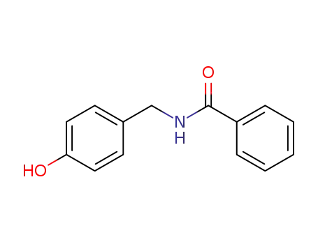 Molecular Structure of 41859-85-2 (Benzamide, N-[(4-hydroxyphenyl)methyl]-)