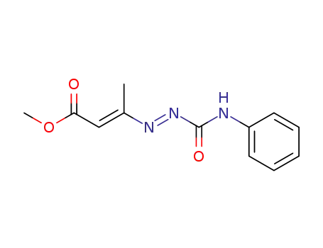 methyl (E)-3-[(phenylcarbamoyl)diazenyl]but-2-enoate