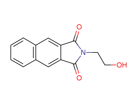 Molecular Structure of 6345-88-6 (2-(2-hydroxyethyl)-1H-benzo[f]isoindole-1,3(2H)-dione)