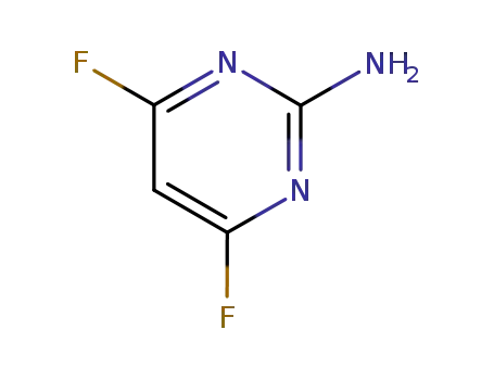Molecular Structure of 675-11-6 (2-AMINO-4,6-DIFLUOROPYRIMIDINE)